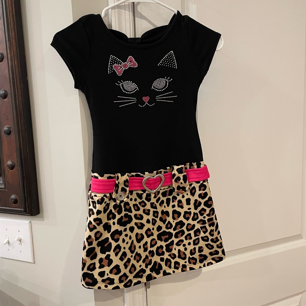 Girls cat dress